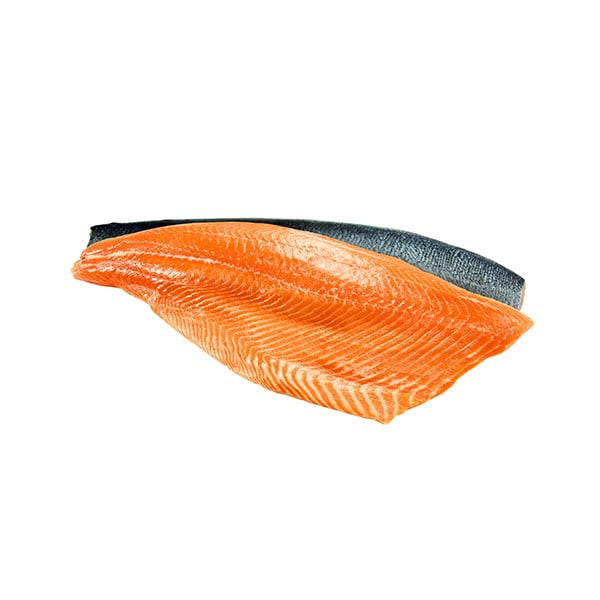 Filete de Salmón con piel, a $20.990 el kg